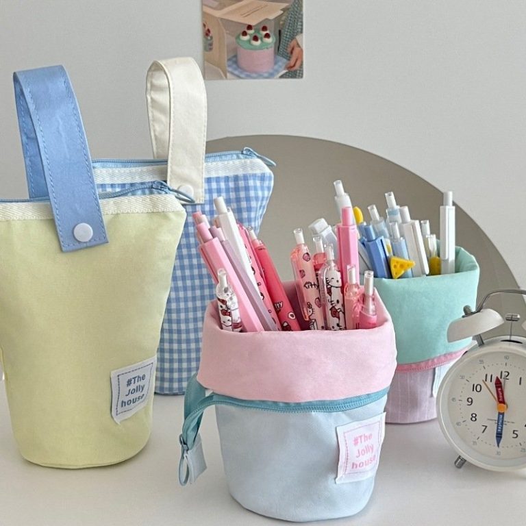 Flip Canvas Pencil Case