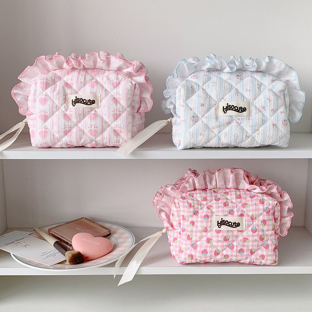 Quilted Lace Pencil Case