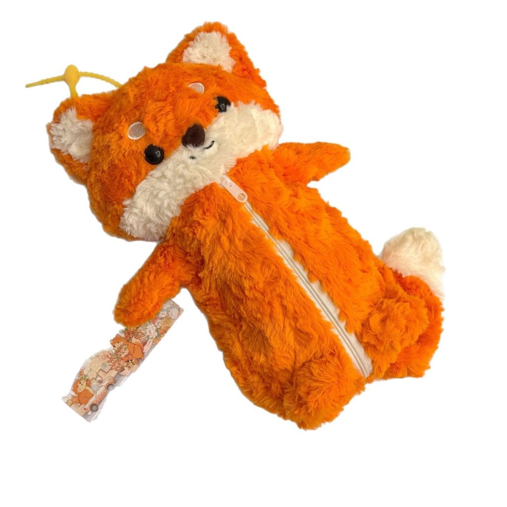 Plush Fox Pencil Case